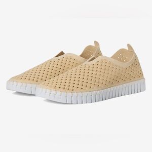 Ilse Jacobsen Tulip 139 Women's Slip on Flats Tan Size 41